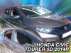 Deflektory HONDA CIVIC TOURER 5D 2014R-> (+zadní)