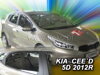 Deflektory KIA CEED        II    5D 05/2012R  a výš  (+zadní)