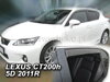 Deflektory LEXUS  CT 200H  5D 2011R.  a výš (+zadní)