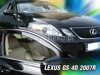 Deflektory LEXUS  GS 4D 2007R.  a výš