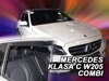 Deflektory MERCEDES Klasa C W205 5D 2014R-> (+zadní) COMBI