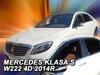 Deflektory MERCEDES Klasa S W222 4D 2013R-> (+zadní)