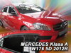 Deflektory MERCEDES klasy A W176 5d 2012r.→ (+zadní)