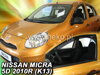 Deflektory NISSAN MICRA  K 13, 5d  11/2010r. a výš