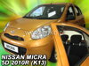 Deflektory NISSAN MICRA  K 13, 5d  11/2010r. a výš (+zadní)