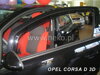 Deflektory OPEL CORSA  D  3d  09/2006R a výš