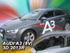 Deflektory AUDI A3 SPORTBACK, 3D 2013R. a výš