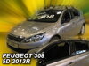 Deflektory PEUGEOT 308 II 2013R-> (+zadní)