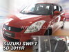 Deflektory SUZUKI SWIFT  5d  11/2010r. a výš (+zadní)