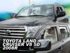 Deflektory TOYOTA LAND CRUISER J200 V8  5d  2008r. a výš