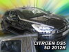 Deflektory CITROEN DS5 5d  2012r. a výš (+zadní)