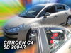 Deflektory CITROEN C4 I 5d 2004-12/2010r. (+zadní)