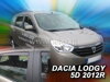 Deflektory DACIA LODGY 5D 2012R. a výš (+zadní)