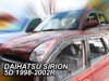 Deflektory DAIHATSU SIRION 5d 1998-2005r. (+zadní)