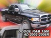 Deflektory DODGE RAM 1500 4D  2002-2008R. (+zadní)