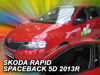 Deflektory ŠKODA RAPID  5D 2012R. a výš