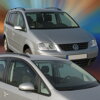 Deflektory VW TOURAN  5d  03/2003r. a výš (+zadní)