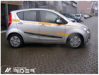 Ochranné lišty dveří Opel Agila II 07-10R htb, MODEL F-22