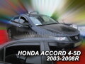 Deflektory HONDA ACCORD   5d  2003-2008r. (+zadní) SEDAN