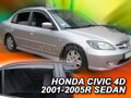 Deflektory HONDA CIVIC  4d  2001-2005r. SEDAN (+zadní)