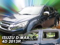 Deflektory ISUZU D-MAX 4D 2012R-> (IIgen) (+zadní)