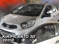 Deflektory KIA PICANTO II 3d 2011r. a výš