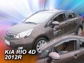 Deflektory KIA RIO  4D 2012R.--> SEDAN