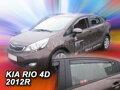 Deflektory KIA RIO  4D 2012R.--> (+zadní) SEDAN