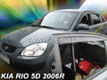 Deflektory KIA RIO  5d  2005R.-> (+zadní) HTB