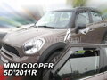 Deflektory MINI COOPER 5D 2011R.  a výš