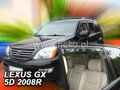 Deflektory LEXUS  GX 5D 2004-2009R. (+zadní) (verze USA)