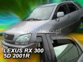Deflektory LEXUS  RX300 5D 1999R. a výš (+zadní) (verze USA)