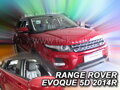 Deflektory RANGE ROVER EVOQUE 5D 2011R-> (+zadní)