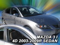 Deflektory MAZDA 3 I 4D 2003-2009R. SEDAN