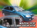 Deflektory MAZDA 323  „BJ”   5d 1998-2003r. (+zadní) HTB