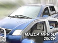 Deflektory MAZDA MPV 5D 2001R ->  (+zadní)