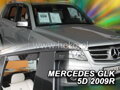 Deflektory MERCEDES GLK  X204 5d  2009R.-> (+zadní)