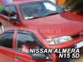 Deflektory NISSAN ALMERA  N-15, 4d / 5d  1995r.-2000r. (+zadní)