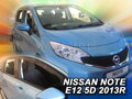 Deflektory NISSAN NOTE II E12 5D 2013R->(+zadní)