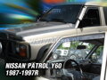 Deflektory NISSAN PATROL  GR  Y-60  5d  1987 – 1997r.  (+zadní) (ver. with the electric mirror)