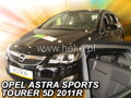 Deflektory OPEL ASTRA SPORS  TOURER  IV  5d  2011r. a výš (+zadní) COMBI