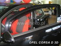 Deflektory OPEL CORSA  D  3d  09/2006R a výš