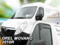 Deflektory OPEL MOVANO 2010r a výš (OPK)/ RENAULT MASTER 2010r. a výš (OPK)