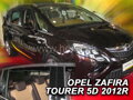 Deflektory OPEL ZAFIRA TOURER (C)5d  2012R-> (+zadní)