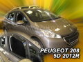 Deflektory PEUGEOT 208 5D 2012R a výš