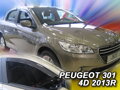 Deflektory PEUGEOT 301 4D 2013R.  a výš