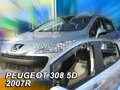 Deflektory PEUGEOT 308 I 5D 2007-2013r. (+zadní)