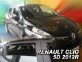 Deflektory RENAULT CLIO IV  5d  2012r. a výš (+zadní)