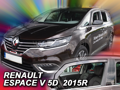 Deflektory RENAULT ESPACE V 5D 2014R->