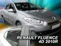 Deflektory RENAULT FLUENCE 4D  2010R.-> (+zadní)